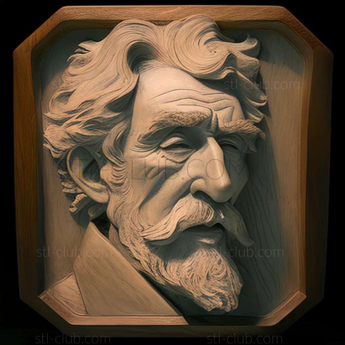 3D model James Abbott McNeill Whistler (STL)